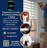 Instalacion y lavado de Persinas, Cortinas y Toldos